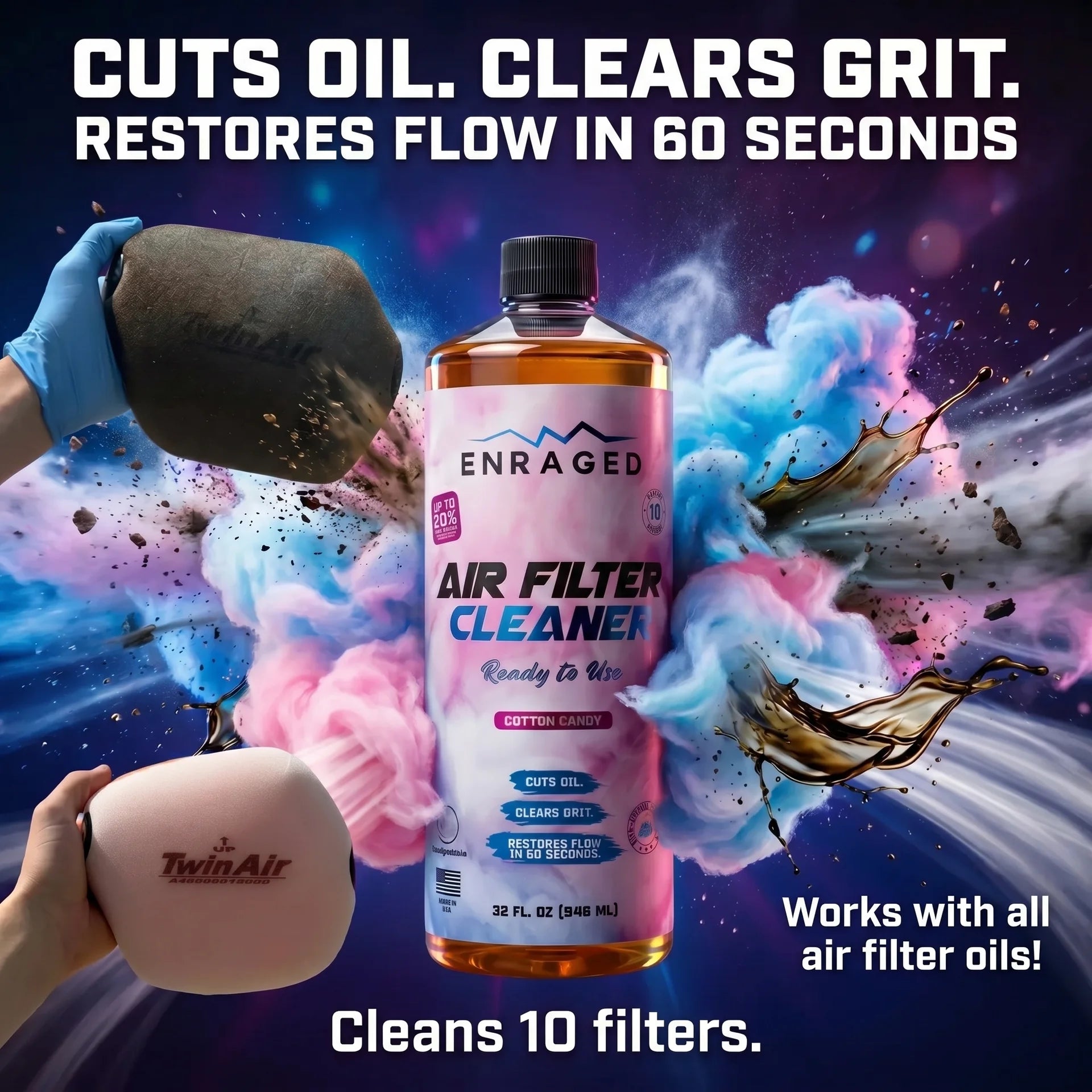 ENRAGED AIR FILTER CLEANER